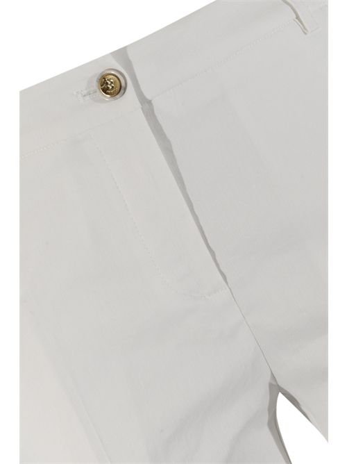 Pantalone Bello in lino stretch Bianco PINKO | 100155 A34IZ05